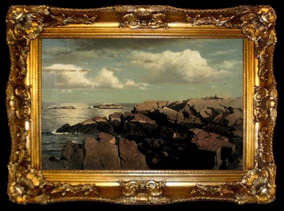 framed  William Stanley Haseltine After a Shower -- Nahant, Massachusetts, ta009-2